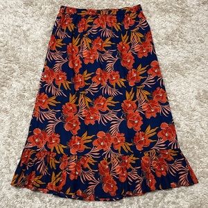 TAMSY Floral Maxi Skirt